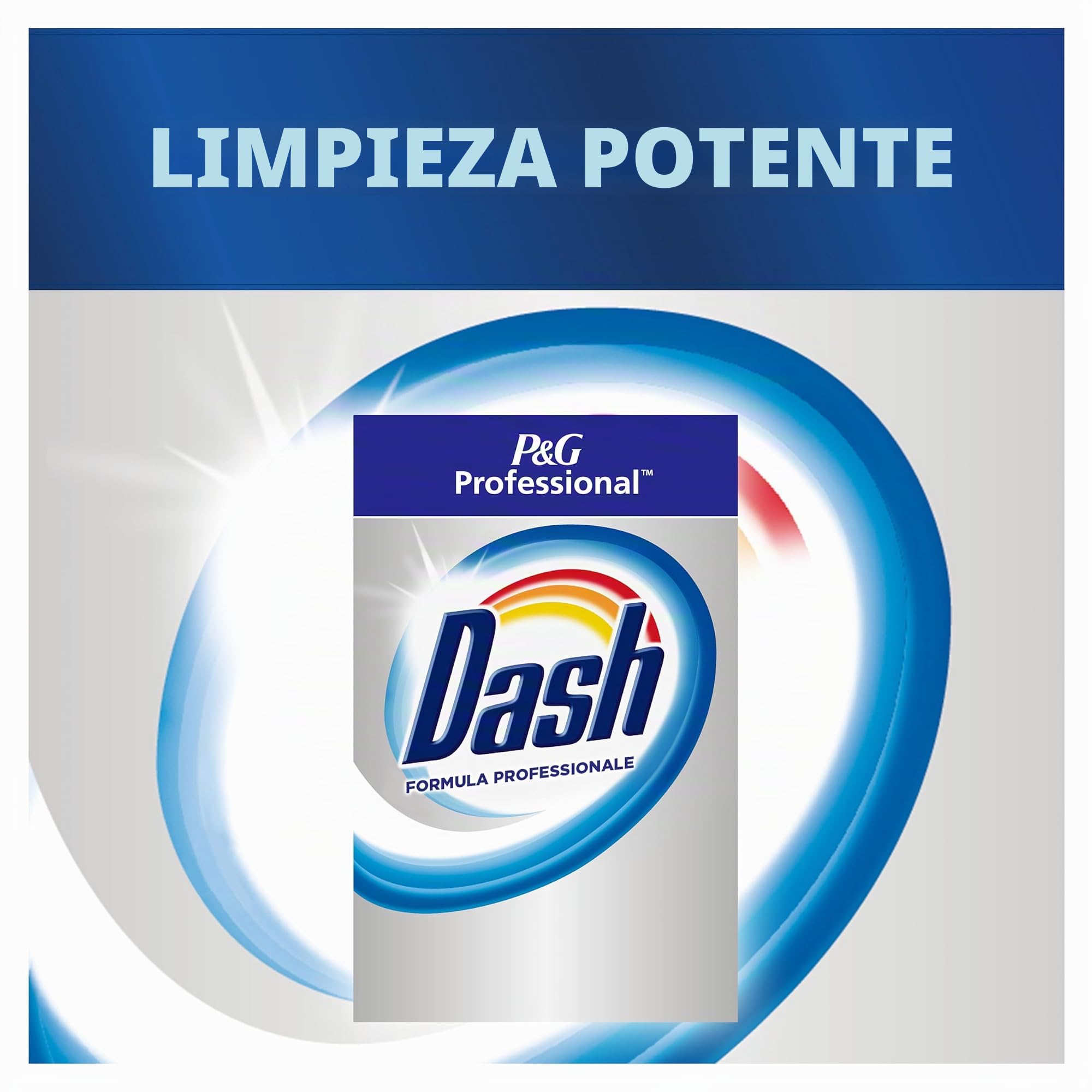 Dash Professional Detergente para lavadora en polvo, 150 lavados, 7,5 kg, fórmula profesional, limpia profunda, da suavidad a las prendas del primer lavado, con fragancia fresca, para uso profesional