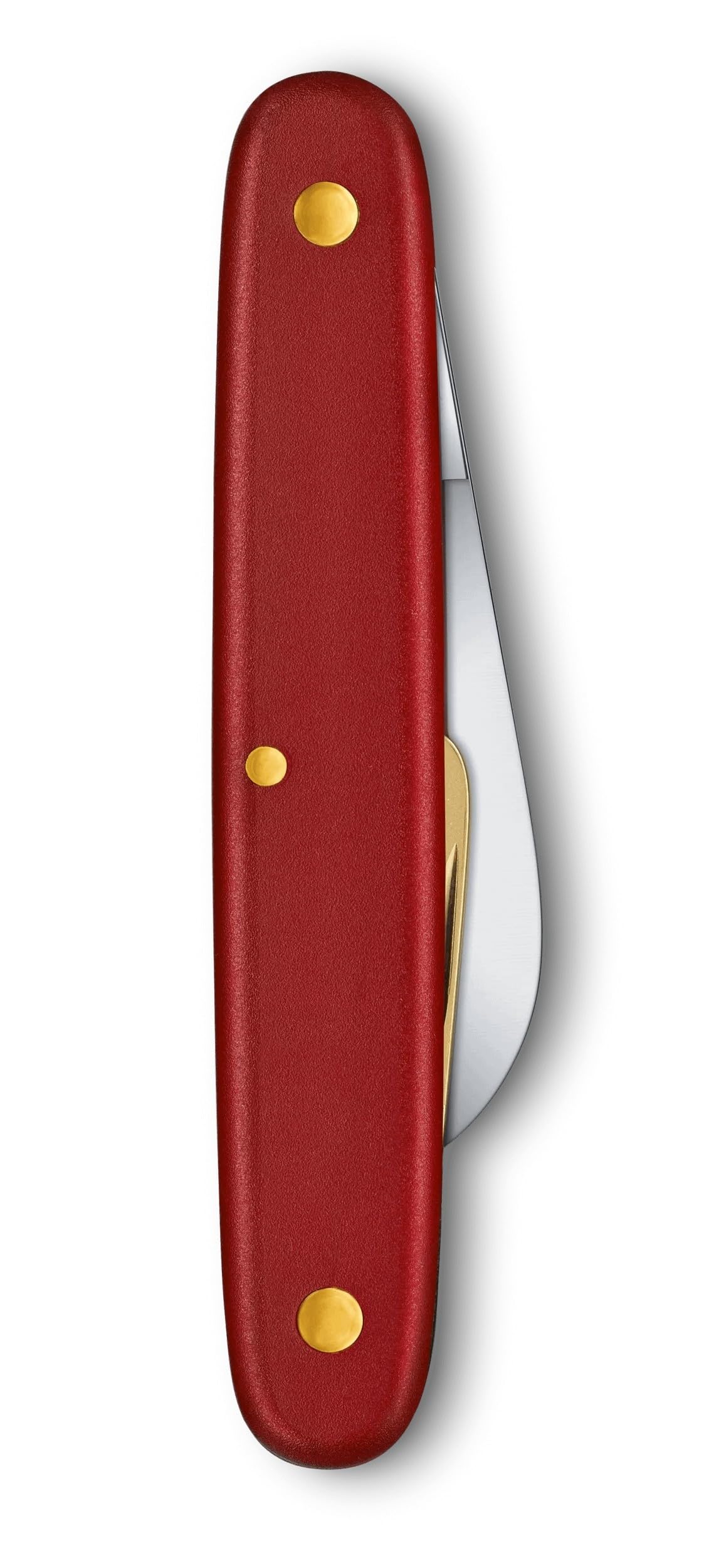 Victorinox, Greffoir et serpette 3, Couteau Universel de Jardin, Multifonction, Léger, Swiss Made, 3 Fonctions, Lame courbée, rouge