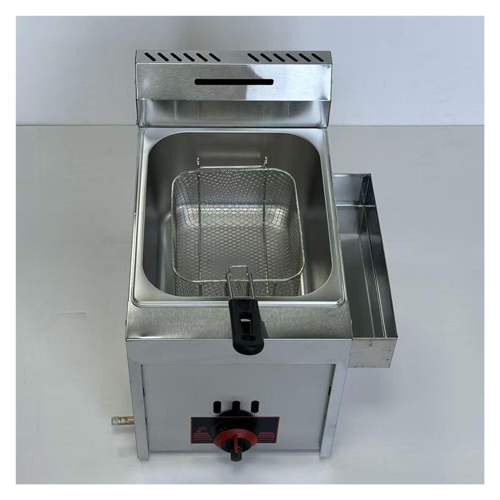 Friggitrice Commerciale A Gas Robusta Portatile Di Facile Manutenzione 6 Litri Con Sicurezza Facile Da Pulire