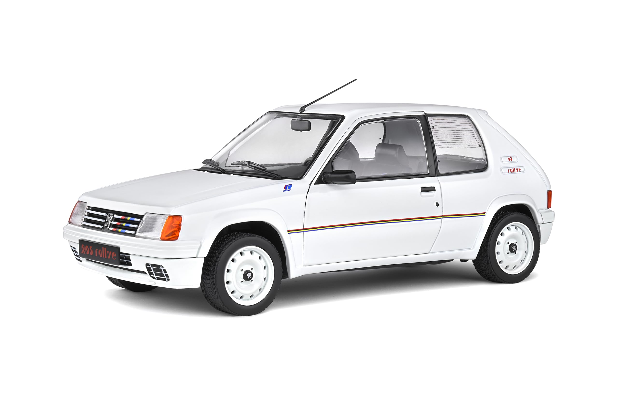 Solido 421184400 - Maqueta de Coche Peugeot 205 Rallye 1987 421184400-1 (Escala 1:18), Color Blanco