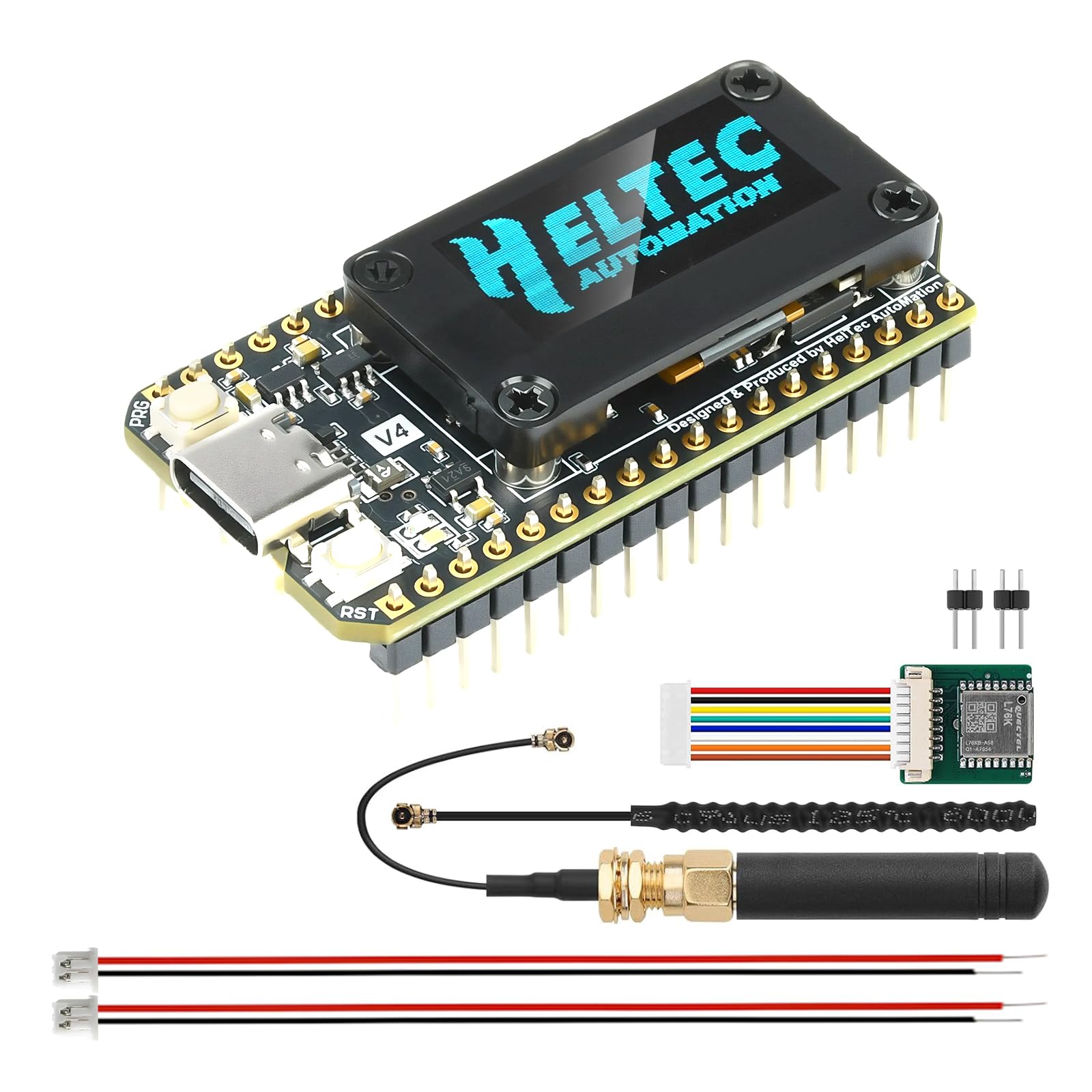 Heemol Do LoRa 32 V4 ESP32 deska rozwojowa z modułem GPS, Bluetooth WiFi ESP32-S3R2 SX1262 Chip Moduł Płyta rozwojowa do urządzeń Meshtastic IoT Smart Home i Wireless