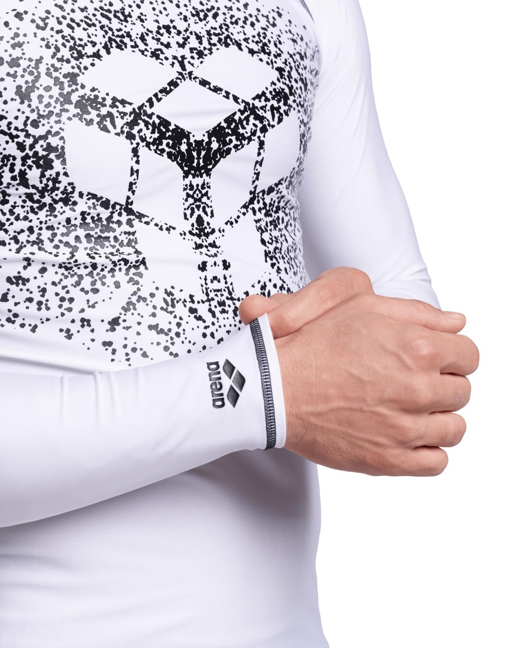 ARENA Wysypka Guard Shirt Mężczyźni Men's Arena Rash Vest L/S Graphic