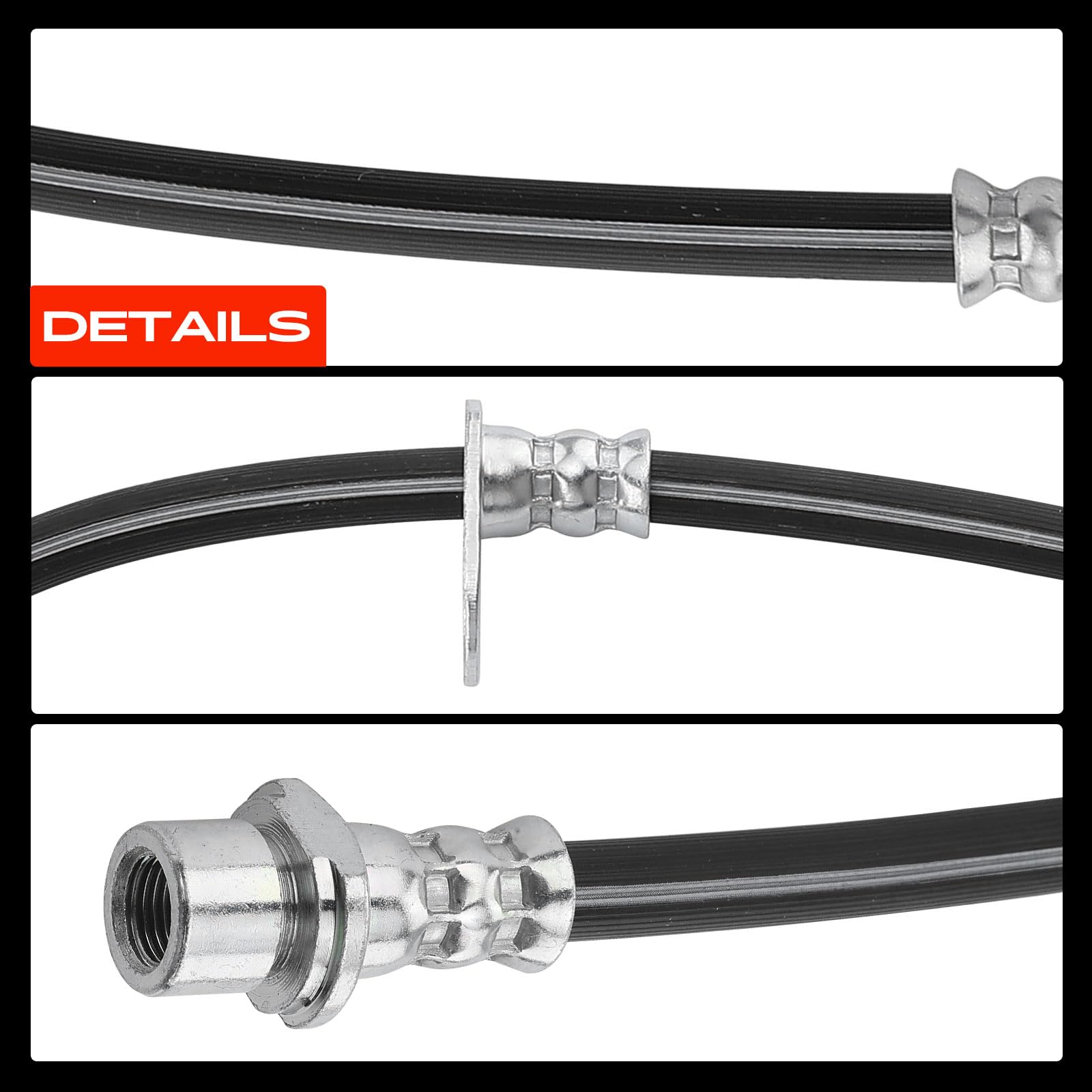 Frankberg 2x Tubi Freno Compatibile con Yar.i.s P9 Yar.i.s Verso P2 Yar.i.s P1 Replace# 9094702D77,2201558