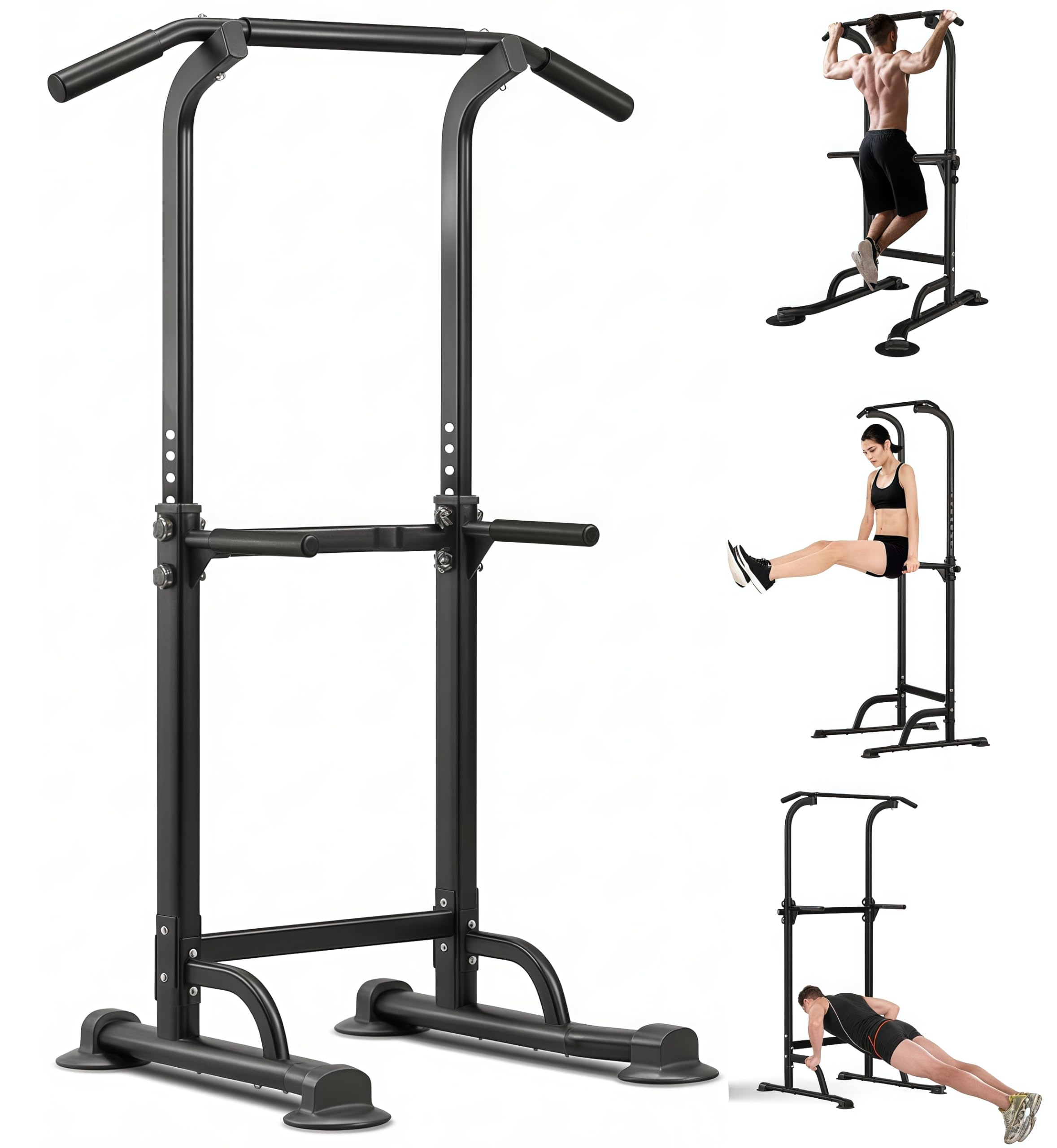 筋トレ用pull up /deep 台 Amazon.com : Power Tower Pull Up Bar Dip Station, Free Standing