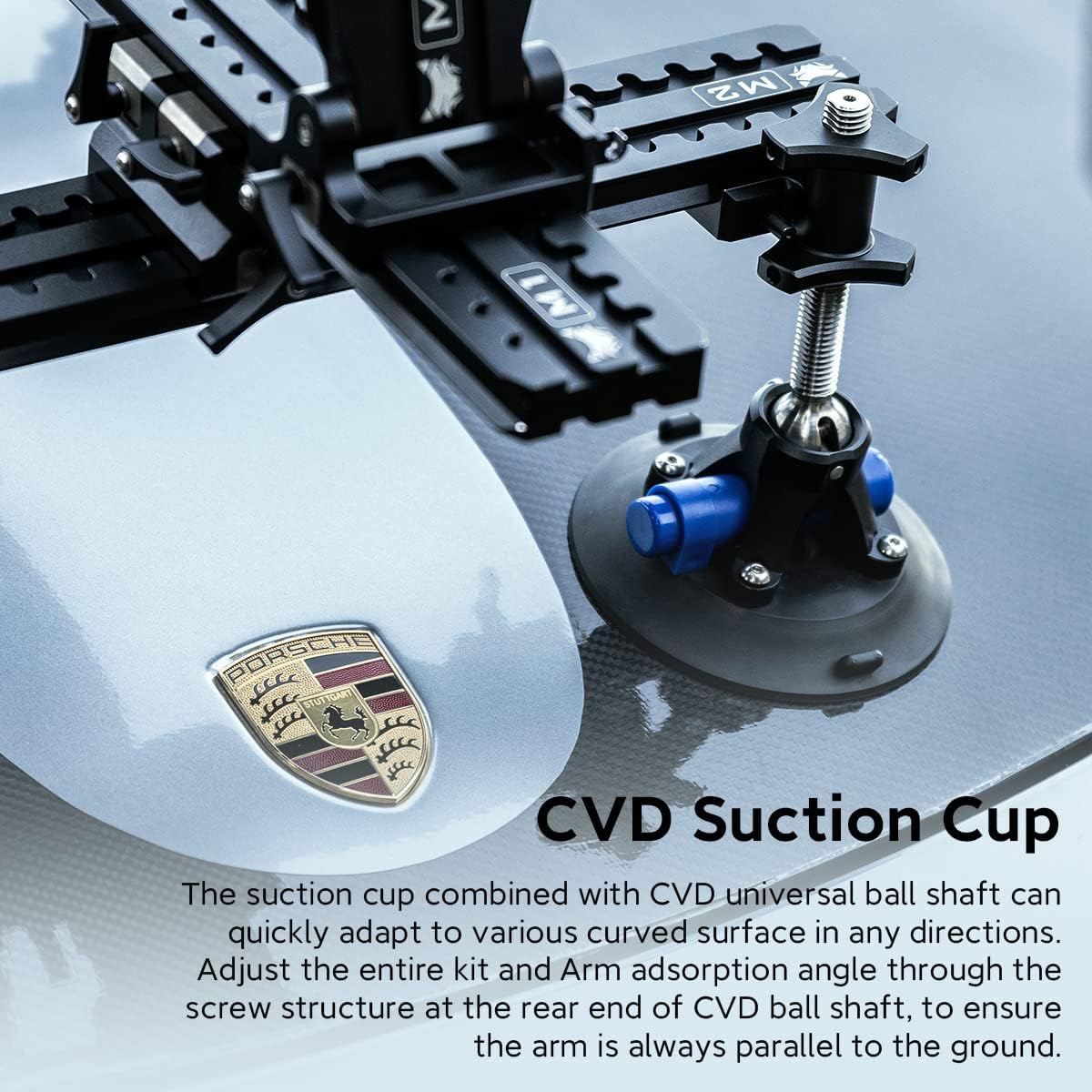 CVD Suction Cup detail and quick installation process