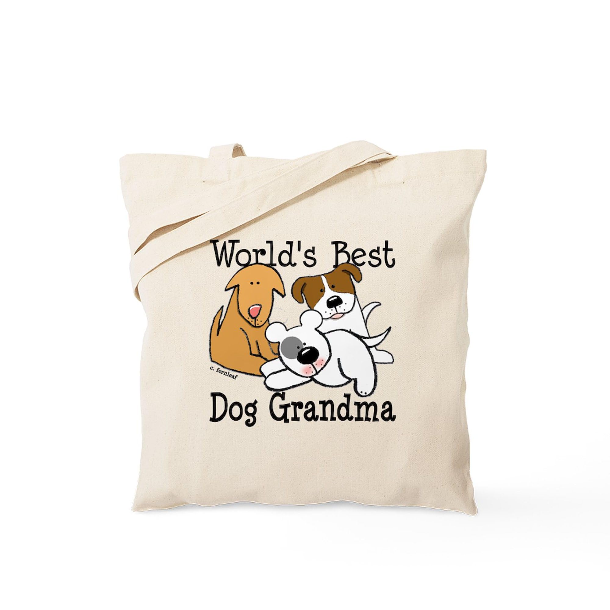 CafePress World's Best Grammy Tote Bag – Natural Canvas Reusable Shopping Bag, Medium Or Small Size