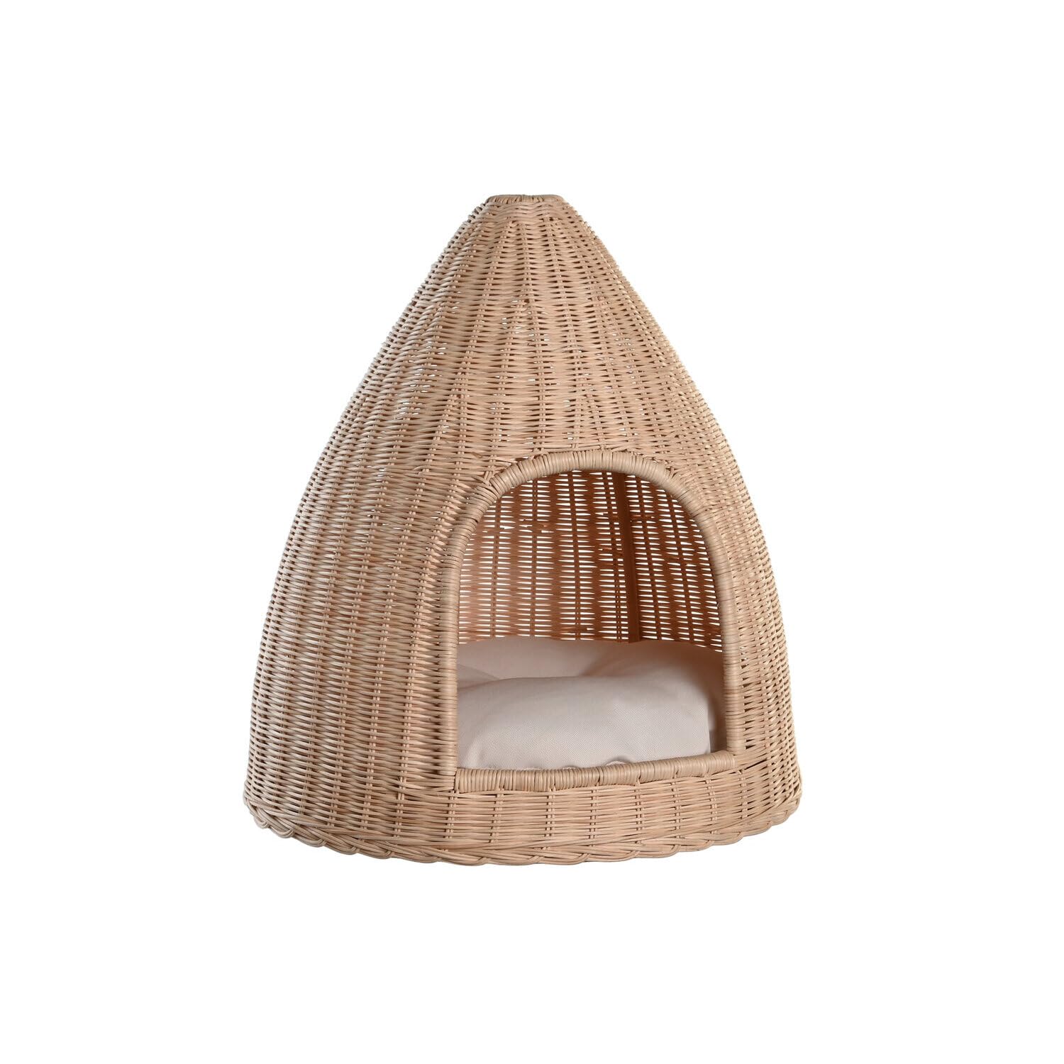 CAMA MASCOTA RATAN 45X45X57 NATURAL