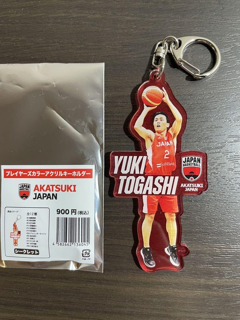 河村勇輝　プレイヤーズカラーアクリルキーホルダー AKATSUKI JAPAN 河村勇輝プレイヤーズカラーアクリルキーホルダー