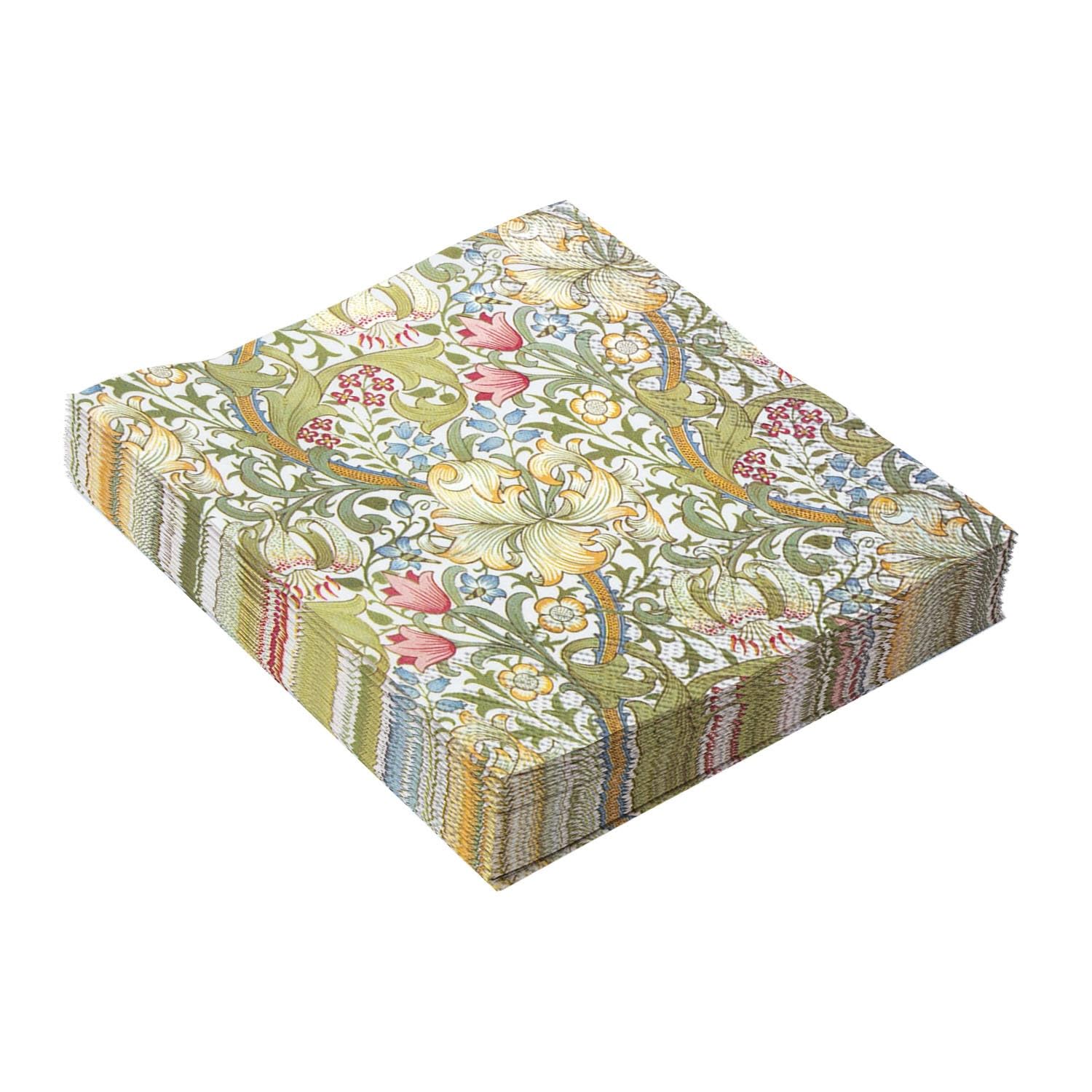 Servilletas Papel Plantas Verdes De Matcha Desechables Servilletas Decoupage Cocktail Cumpleaños 2 Capas Toilet Papel Higienico Decoración de Mesa para Bodas,Fiesta en el Jardín 30 Paquetes(33x33cm）
