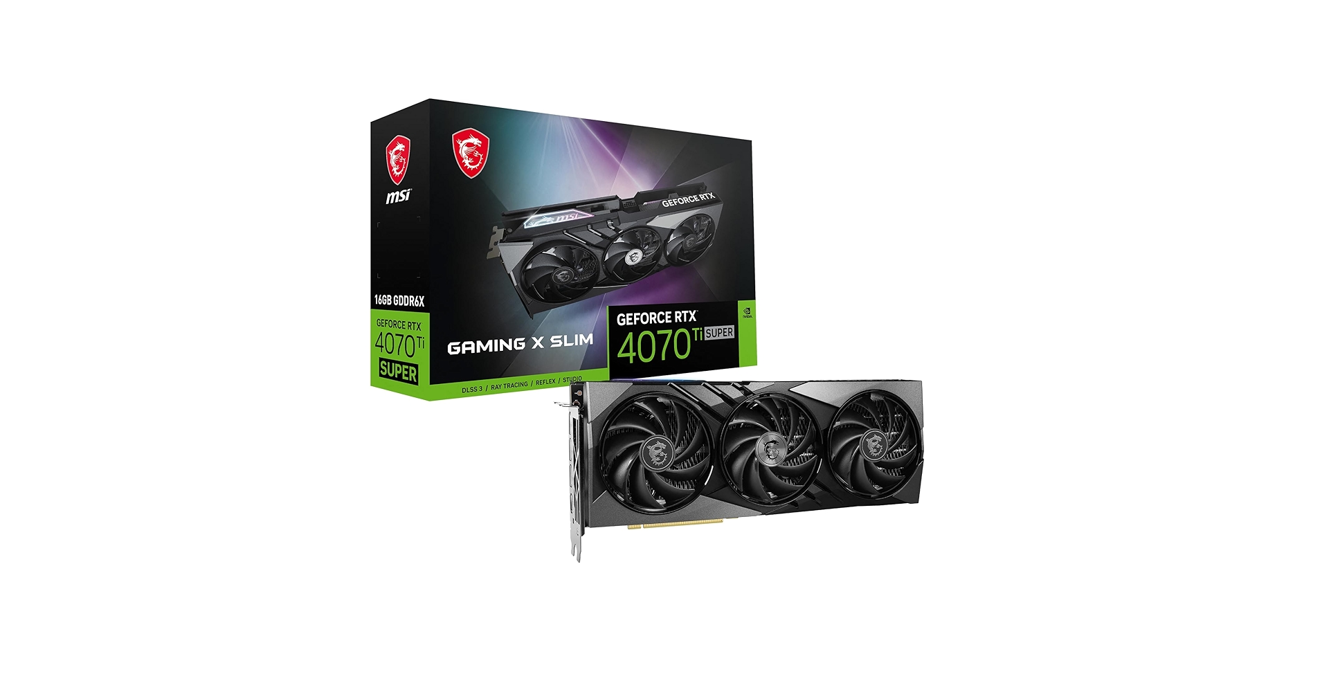 MSI GeForce RTX 4070 Ti SUPER OC版 MSI GeForce RTX™ 4070 SUPER 12G GAMING SLIM WUKONG EDITION