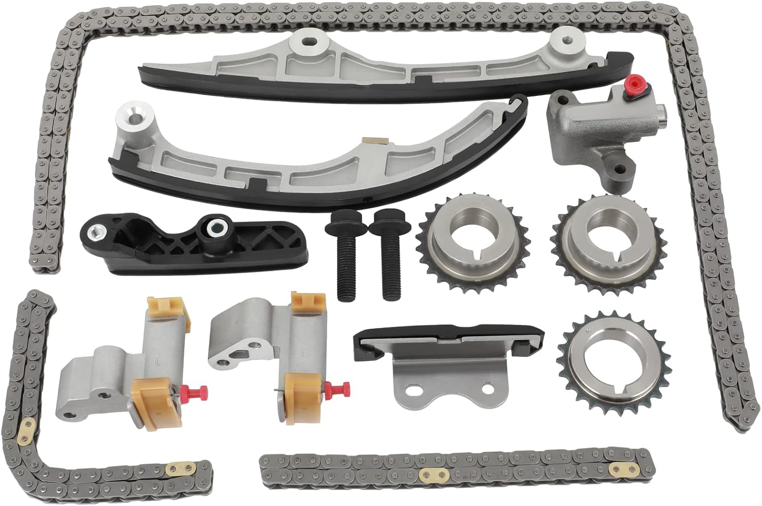 ASAPE Premium Timing Chain Kit Fit for 2007-2010 for Ford Edge 2008-2009 for Ford Taurus X 2010-2011 for Lincoln MKT