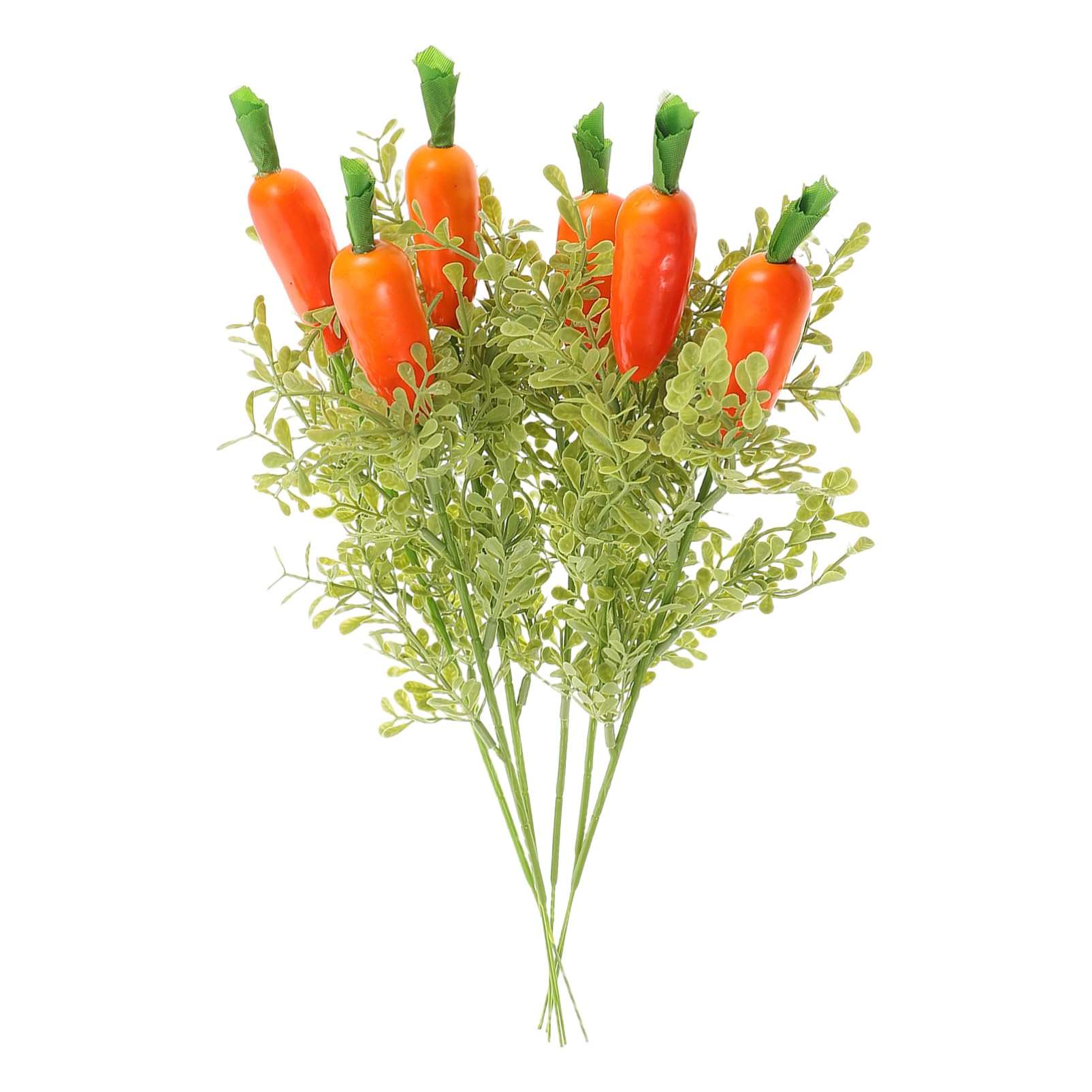 Zanahorias de espuma realistas PRETYZOOM para sustituir vegetales frescos en decoracion