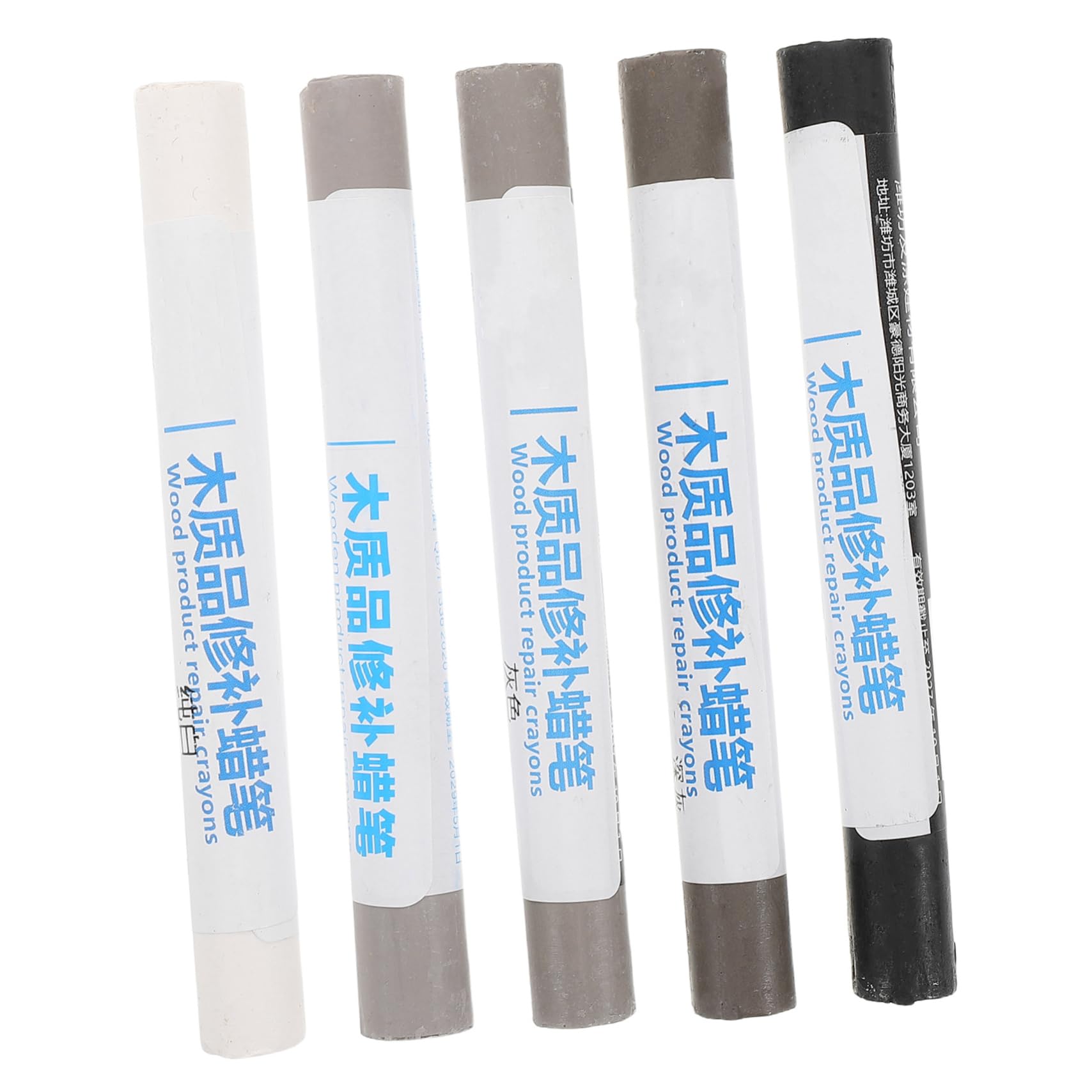 Ipetboom 5pcs Furniture Repair Wax Crayons Kit Seamless Restoration for Floors Tables Cabinets Sturdy Composition Colors Pure