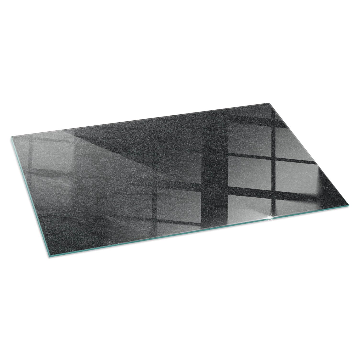 Verre Trempé pour Cheminée 140x70 cm Rond pour Poêle Résistant à la ChaleurImprimé Élégant Plaque de Protection Contre Les Étincelles Protecteur de Sol - Texture de la Surface de la Pierre