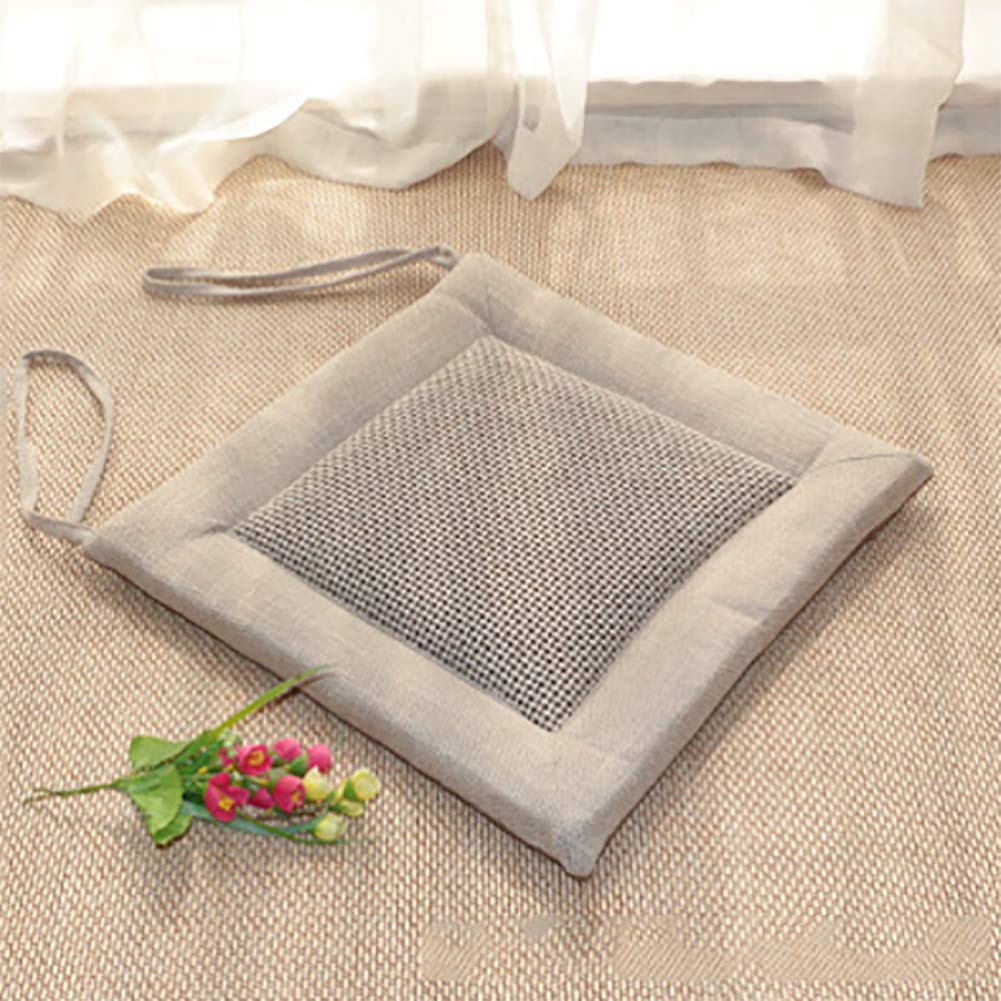 Coussin de chaise anti-dérapant pour soulager l'assise rigide du bureau avec ce lot de 4 denses