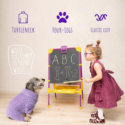 Miniatura 3 de Pijama de 3 piezas para perros pequeños, ropa para cachorros, abrigos de invierno para perros, pijamas elásticas para perros, overol esponjoso para