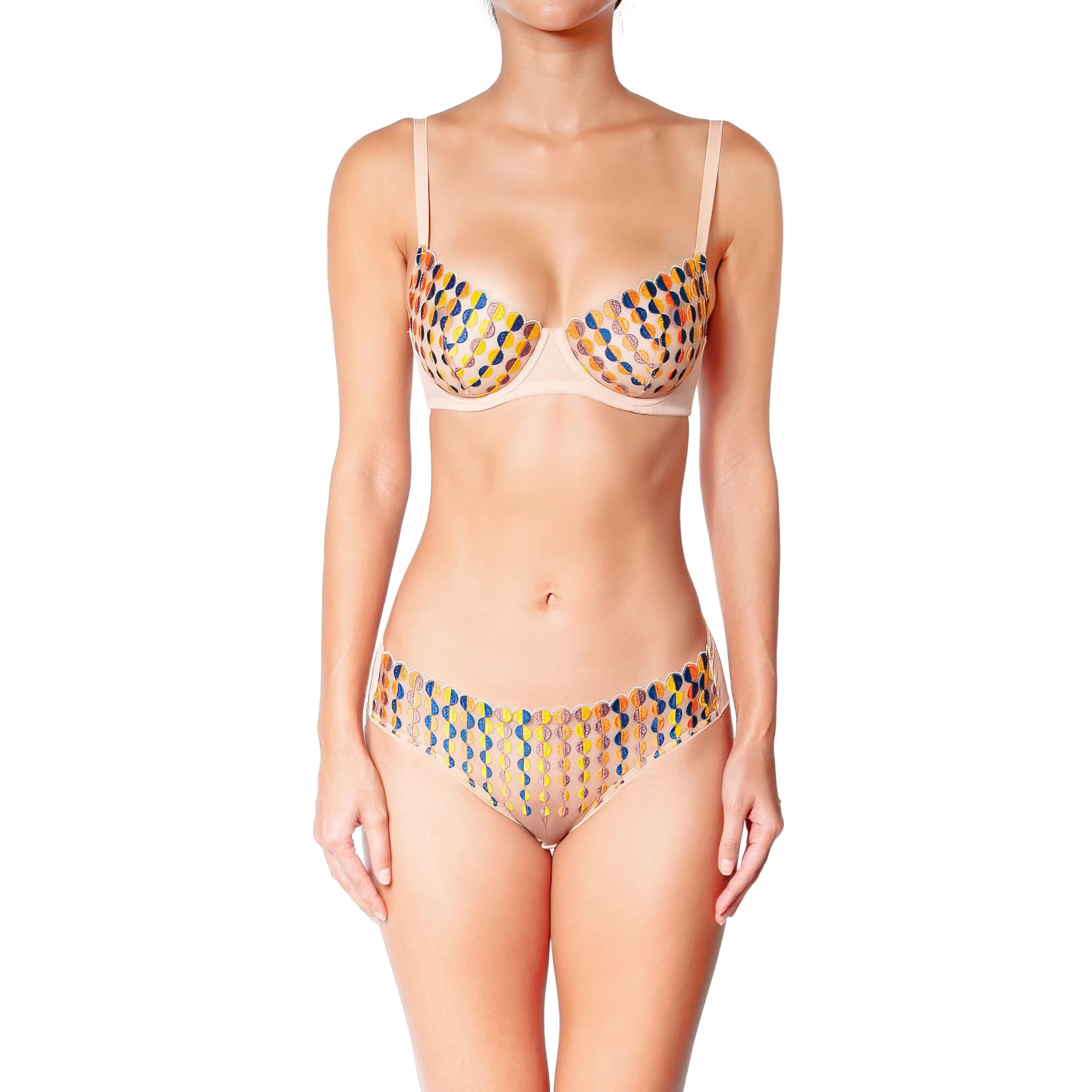 Huit Dic-c5 (Imprimir 36d) Sujetador Tipo Balconet, Estampado, 80D para Mujer