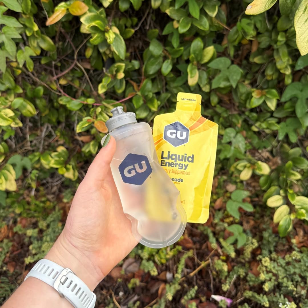 Soft Flask for Energy Gels, Collapsible Water Bottle, Leakproof Portable Flexible, Easy Open Cap, Foldable, Lightweight for Running, Hiking, Cycling, Climbing, Gym, Travel, 150 mL - Image 3