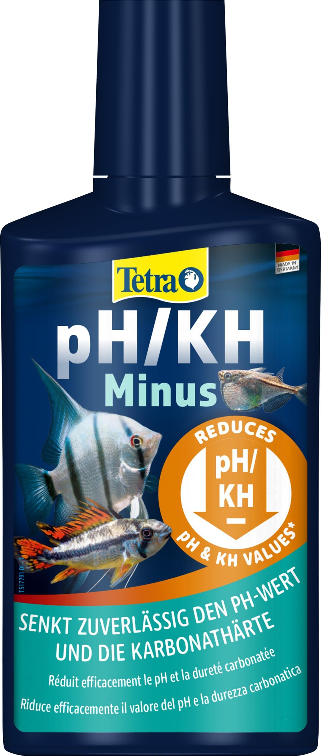 Tetra pH/KH Minus - Wasseraufbereiter zur kontrollierten Senkung der pH- und KH-Werte, 250 ml