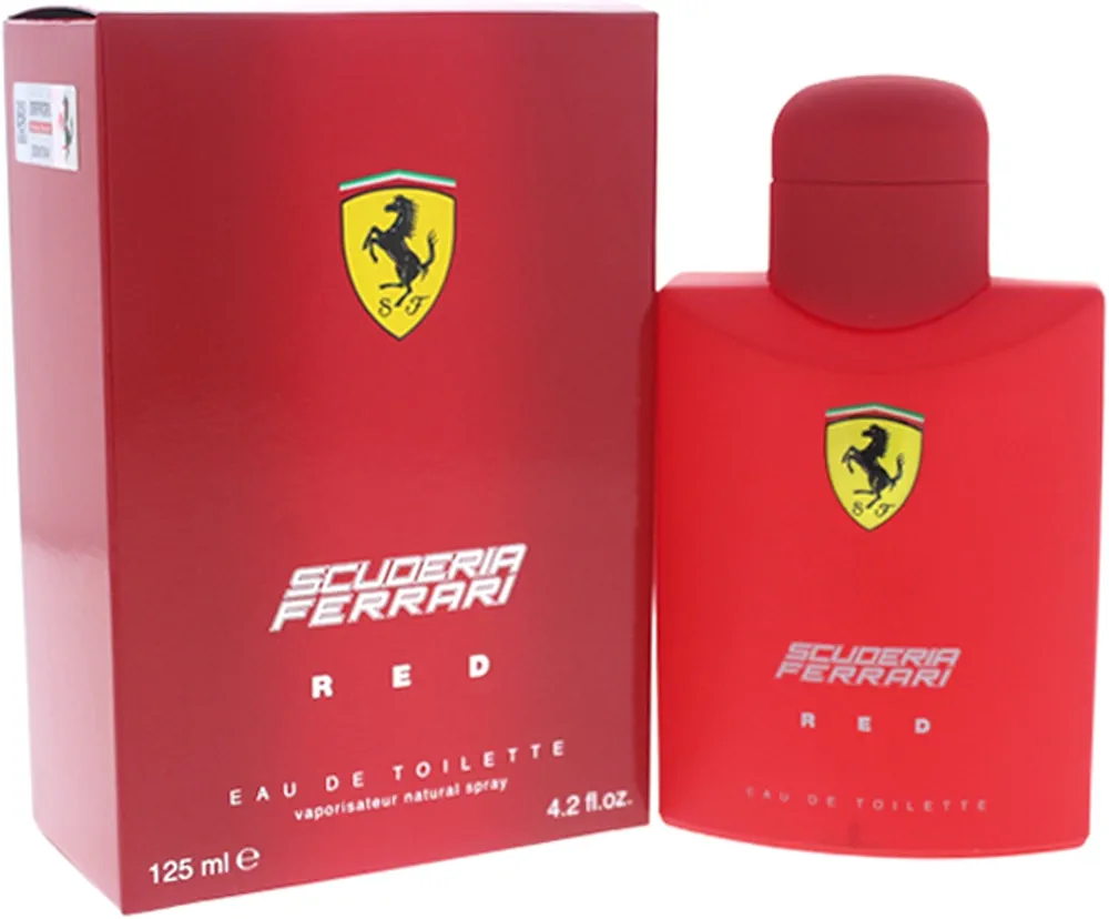 Amazon.com : Ferrari Scuderia Red Eau De Toilette Spray, Citrus