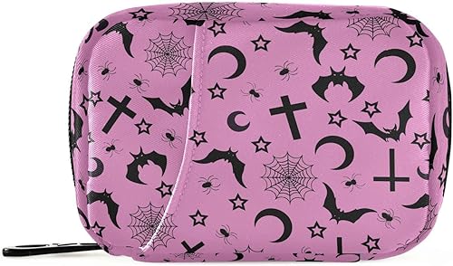 Miniatura 8 de Pastillero con diseño de pingüinos lindos de 7 días, organizador de píldoras de viaje, contenedor para medicamentos con cremallera, estuche semanal