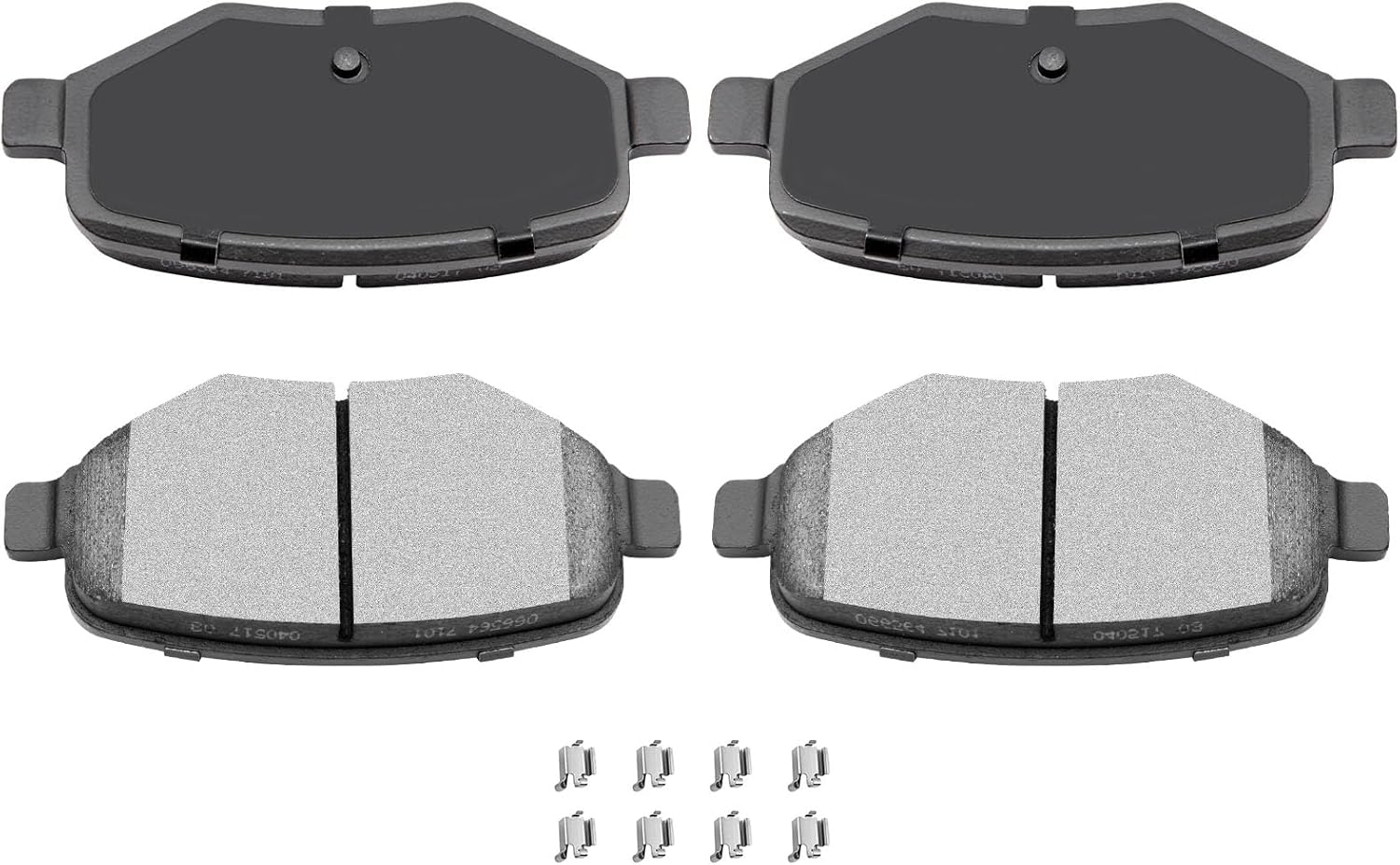 AUTOMUTO 4PCS Rear Ceramic Disc Brake Pads Set D1377 For Ford Edge Explorer Flex Taurus For Lincoln MKS MKT MKX