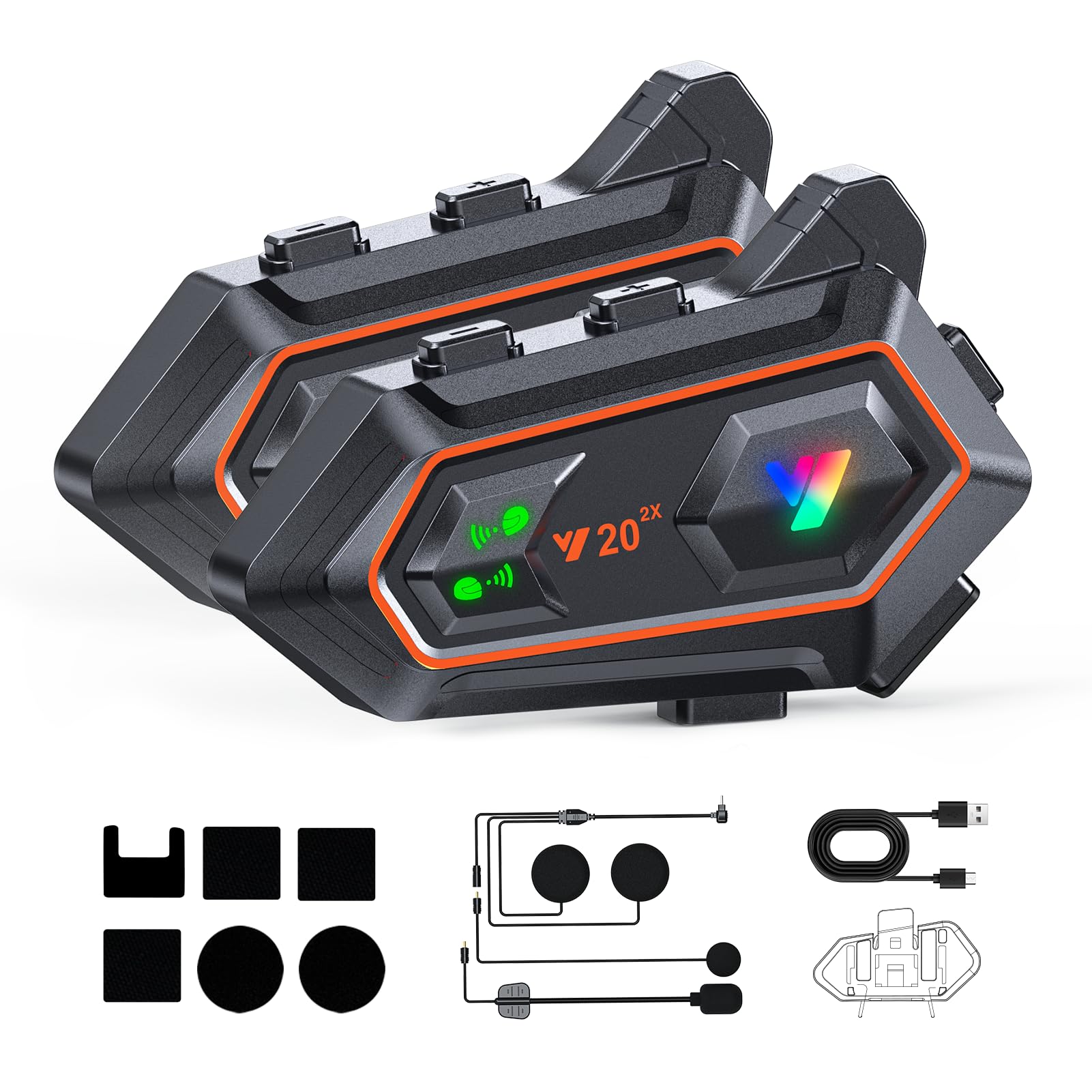 casco motociclistico con cuffie bluetooth antinuoto