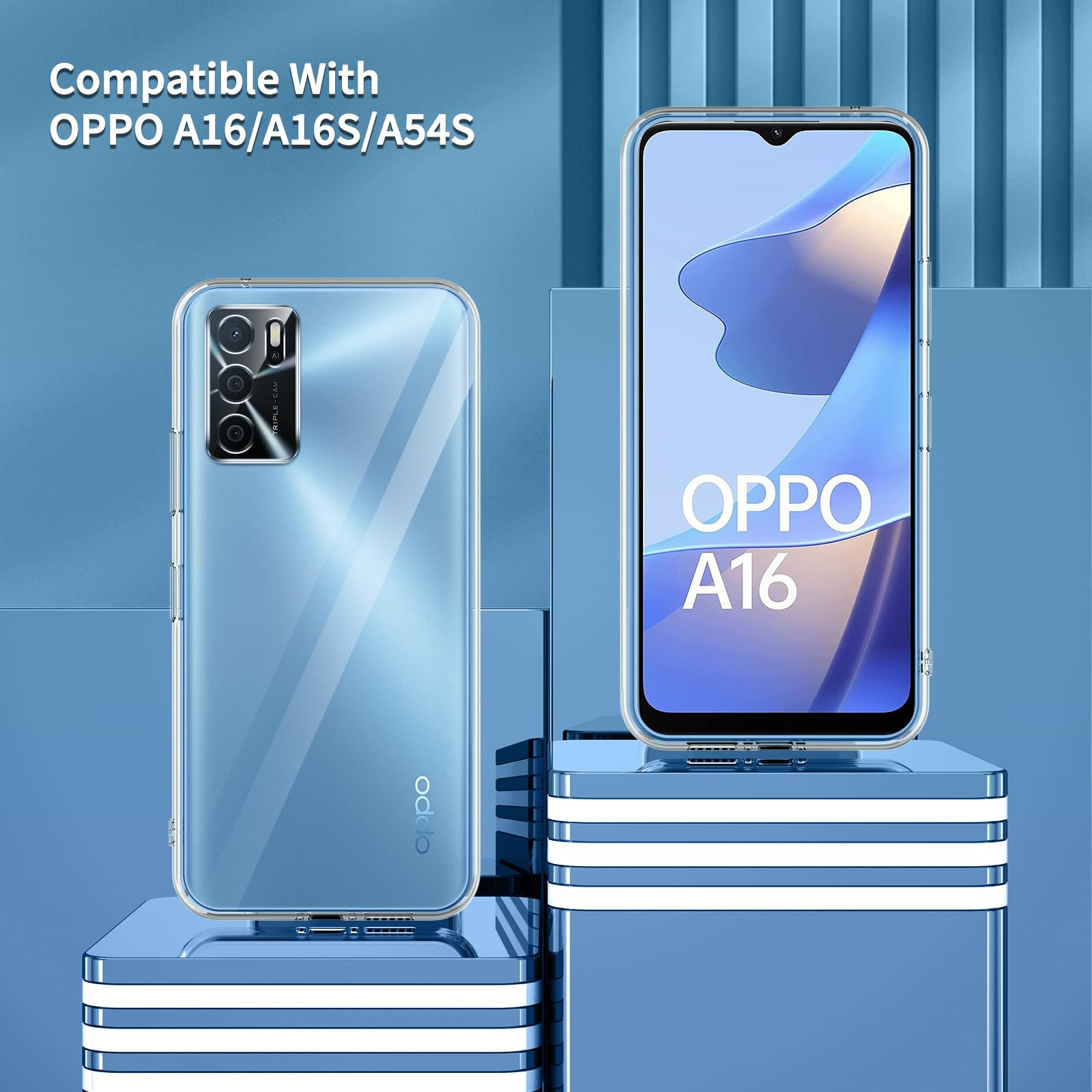 Custodia per OPPO A16 / A16S Cover soft slim matte TPU MORBIDA