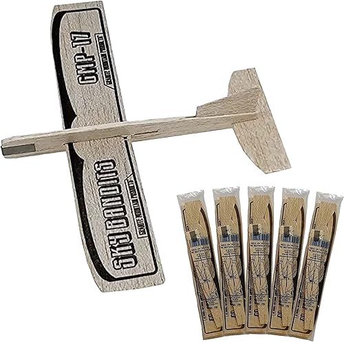 Miniatura 2 de Balsa - Juego de juguetes de avión de madera y hélice 10 kits de aviones de madera 2 aviones de hélice accionados por banda de goma 2 aviones