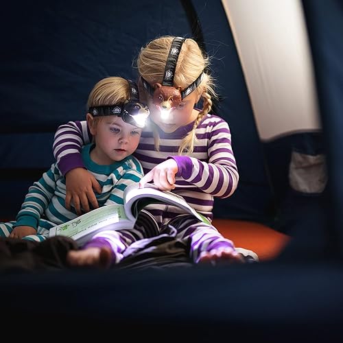 Miniatura 4 de Big Discoveries Bear - Linterna frontal LED para niños, varios estilos disponibles, linterna de cabeza de juguete de animales para niños, niñas o