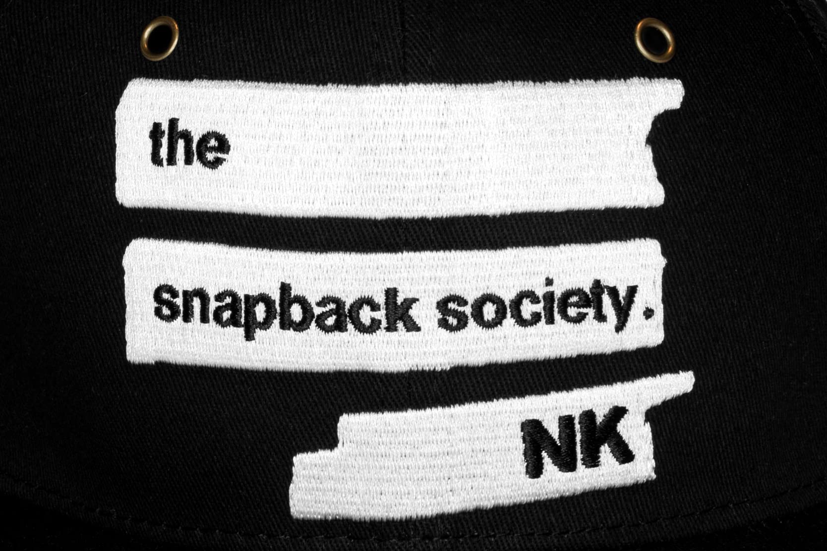 Nebelkind Snapback-Cap-Herren Damen Society Schwarz, Sandwich Schirm, Einheitsgröße OneSize, Größenverstellbar, Unisex, hochwertige Basecap trendig, Streetwear Style, Baseball-Kappe mit geradem Schirm