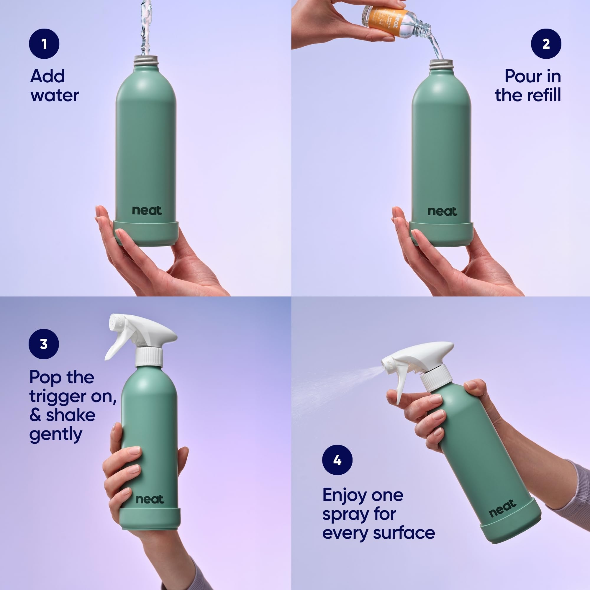 Neat Eco-Friendly Multi-Surface Antibacterial Cleaning Spray