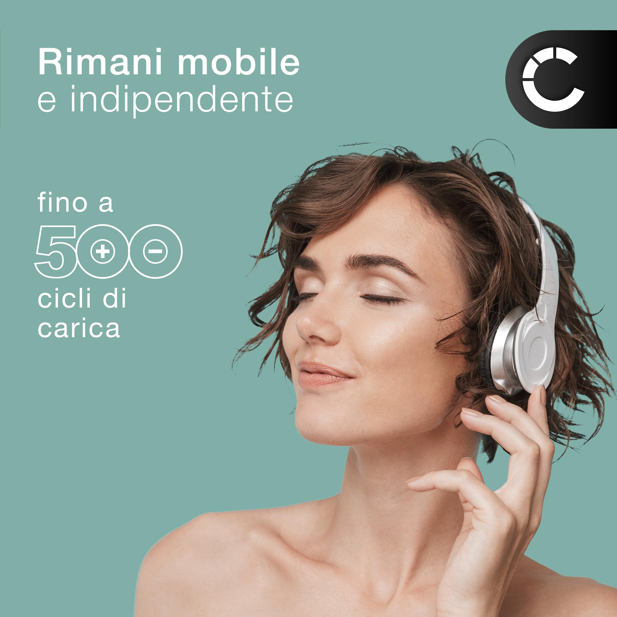 CELLONIC 1x Batteria per Headset/Auricolare/Cuffie Compatibile con Unisar DH900, Compatibile con Sonumaxx 2.4 PR, Compatibile con TechniSat STEREOMAN ISI 2, MLP503131P – (350mAh, 3.7V)