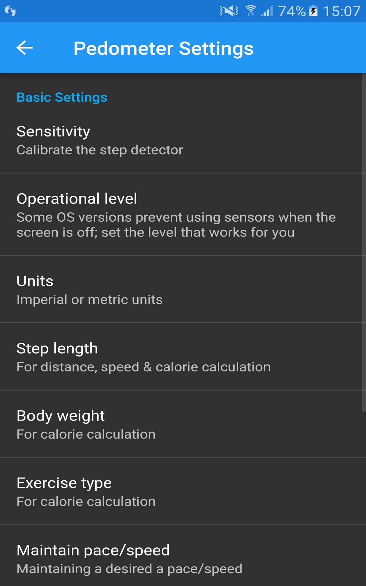 Pedometer Step Counter App on Amazon Appstore