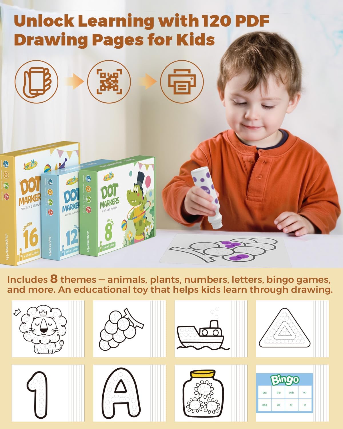 78 PCS Magnetic Letters + 38 PCS Dot Markers