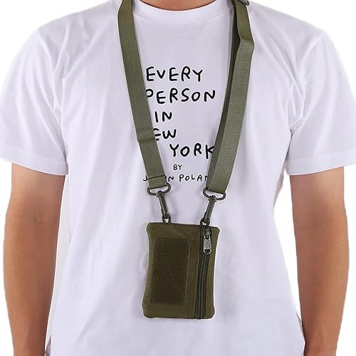 Miniatura 3 de Riñonera de moda, bolsa de cintura portátil con cremallera para viajes, impermeable, para exteriores, EDC Molle, cartera para camping, senderismo,