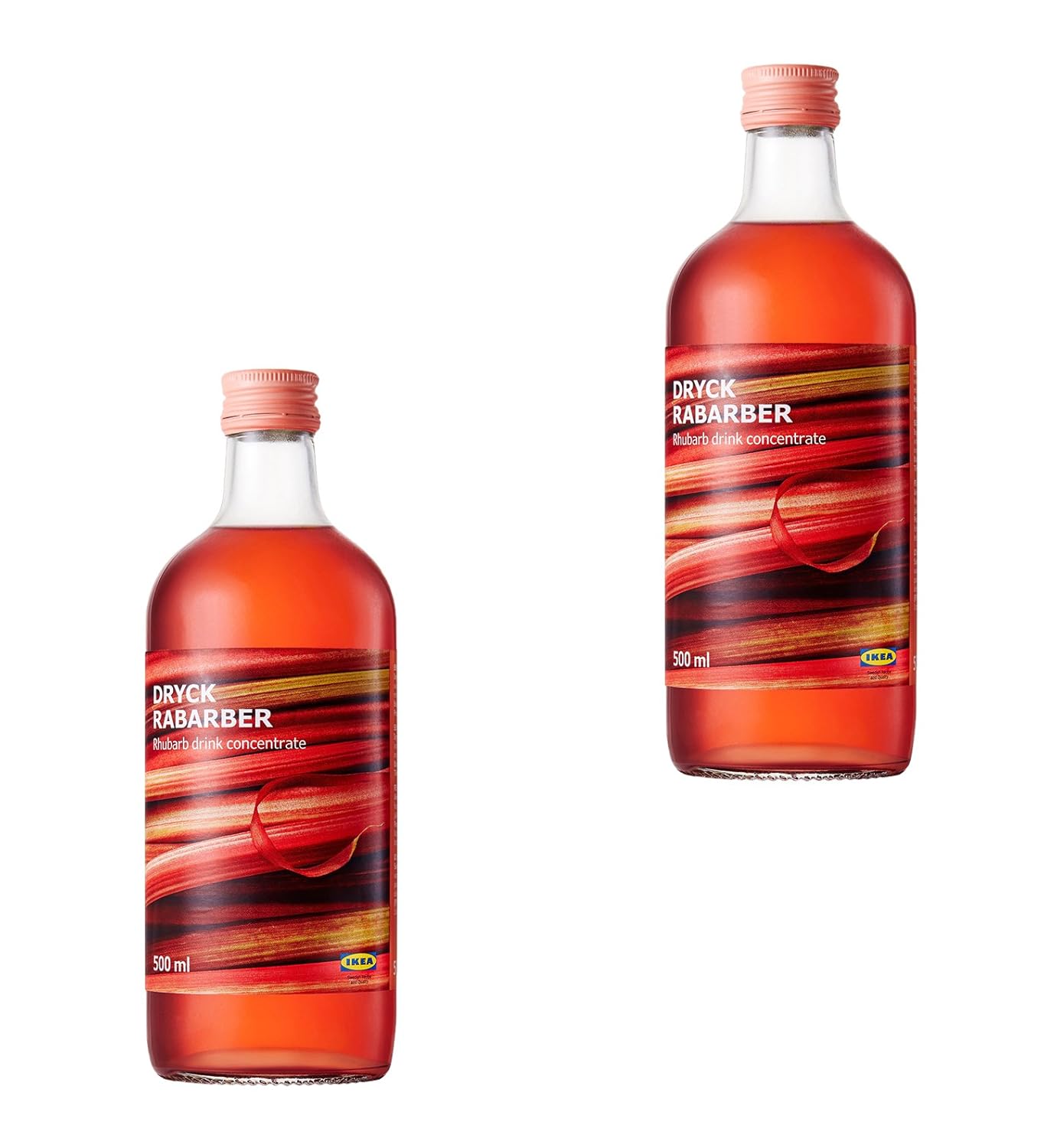 IKEA Organic Rhubarb Syrup Sweet European Rhubarb