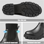Femmes Chelsea Platform Ankle Bottes