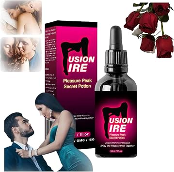 FusionFire Pleasure Peak Secret Potion - Secret Happy Drops, DesireFusion Passion Elixir,Pleasurepeak Oral Drops, Enhancing Sensitivity & Pleasure,Happy Hormones Drops for Women 1
