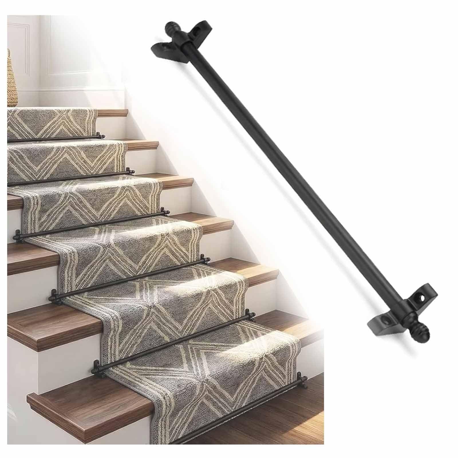 Barres de fixation de tapis d'escalier pour bloquer une moquette qui glisse