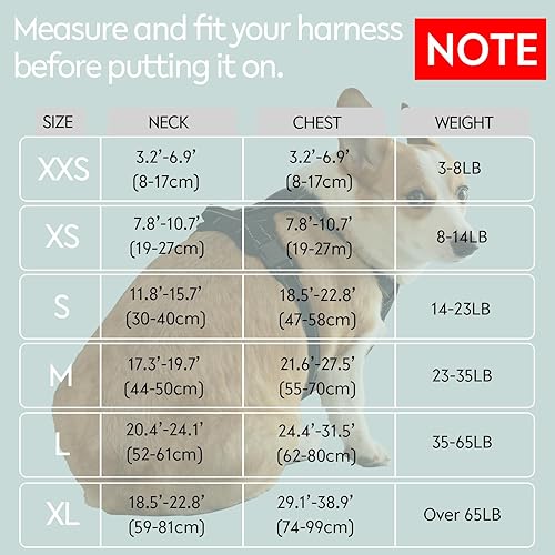Miniatura 2 de Arnés para perro, arnés sin tirones para perros pequeños, chaleco acolchado suave ajustable para perro, chaleco Oxford reflectante sin