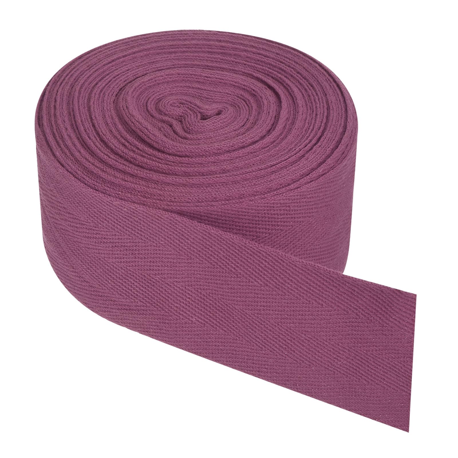 PATIKIL Cotton Twill Tape 2 Inch 10 Yards Cotton Ribbon Bias Binding Tape Herringbone Webbing Trim for Sewing Gift Wrapping Craft DIY Purple