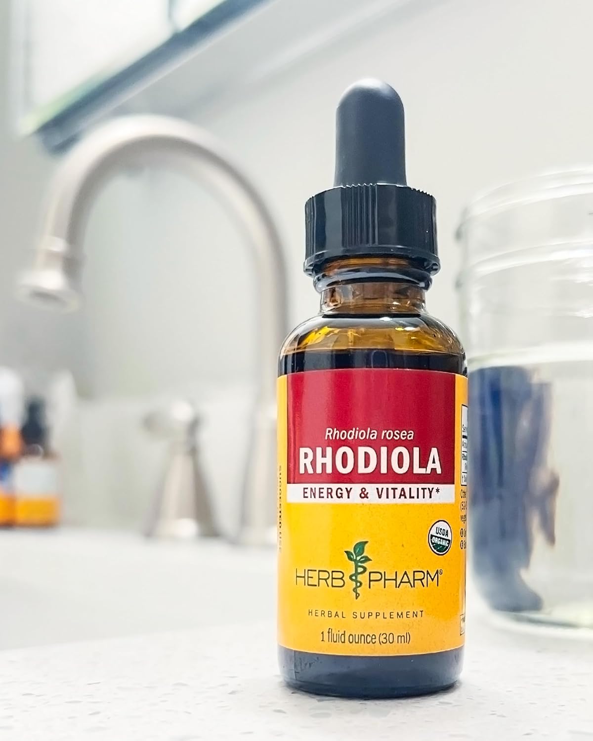 Herb Pharm Certified Organic Rhodiola Root Extract for Energy, Endurance and Stamina, Organic Cane Alcohol, 1 Ounce (090700003555) - Image 9