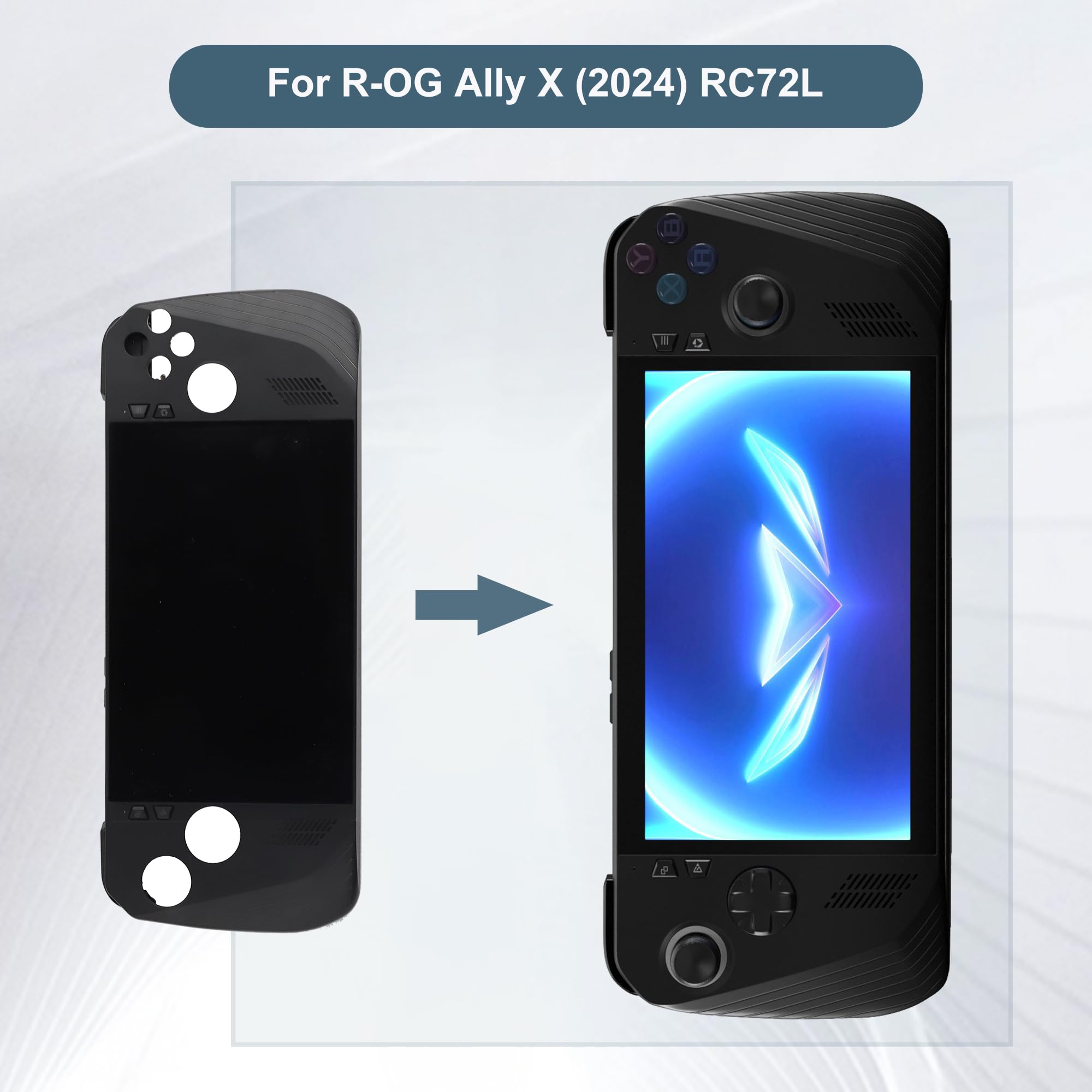 LCD Display für ASUS ROG Ally X (2024) RC72L LCD Digitizer Touchscreen Montage mit Werkzeug