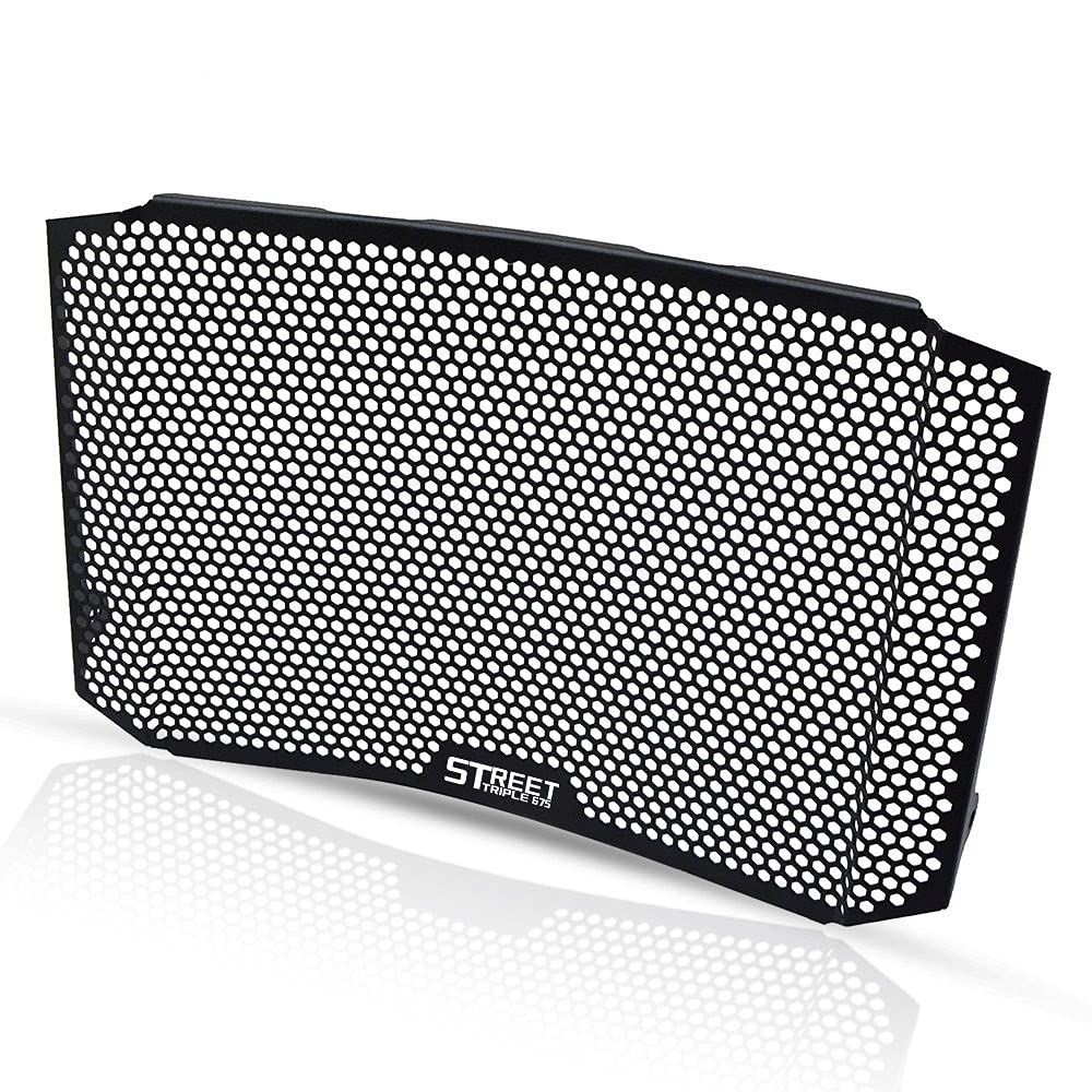 CARRERAS Moto Grille Cover Cover Fit pour Triumph Street Triple Rx 675 RX 2015 2016 Fit pour rue Triple R 675R 675 2014 2015 2015 2016 Moto Radiateur Grille (Taille : Street Triple 67