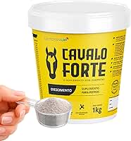 Suplemento Cavalo Forte Crescimento Potros 1KG | Nutrição para Desenvolvimento Ósseo, Massa Muscular e Estrutura | Rico em Lisina, Cálcio e Minerais Essenciais | Formulado po Veterinários | VeterinUp