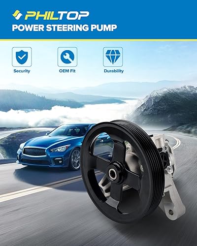 Miniatura 448 de PHILTOP Bomba de dirección asistida 20-806 OE apta para Aveo5 2007 2008, Aveo 2008, bomba de asistencia asistida 96801443, bombas de dirección