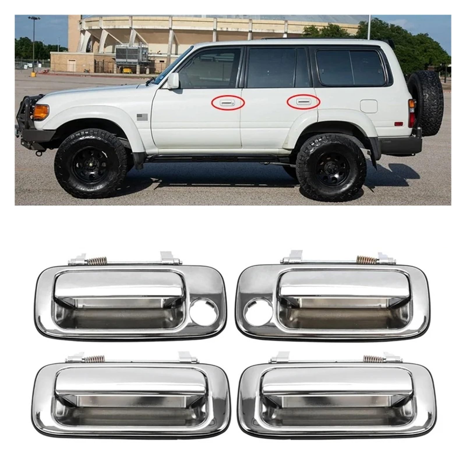 トヨタ ランドクルーザー80 トヨタ純正 ドアハンドル トヨタ純正品