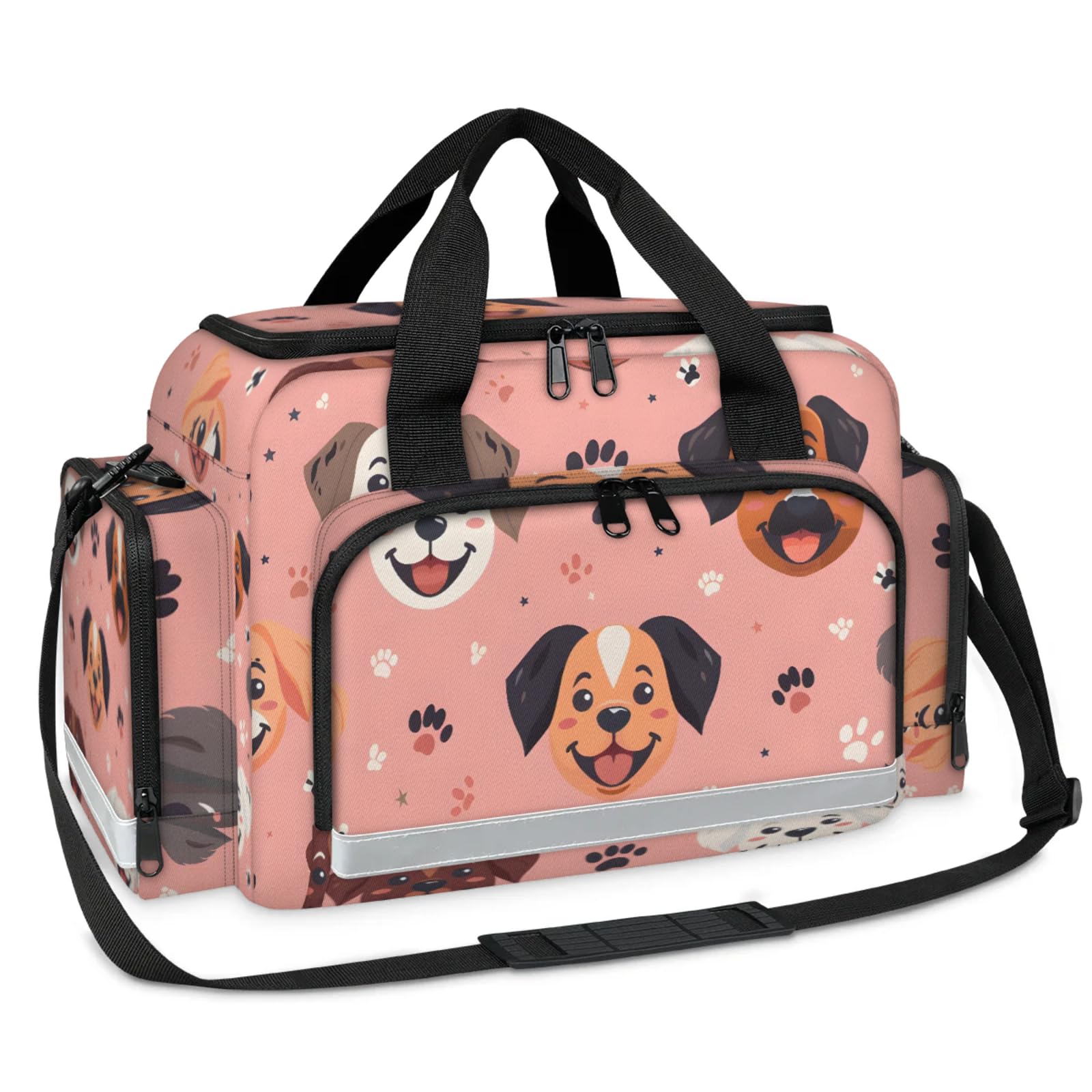 GzLeyigou First Aid Bags Empty, Aggressive Dog Emergency Bag First Aid Kit Multiple Compartment Kit Carrier On Call Trauma Bag For Paramedics Emergency Medical Supplies Kit