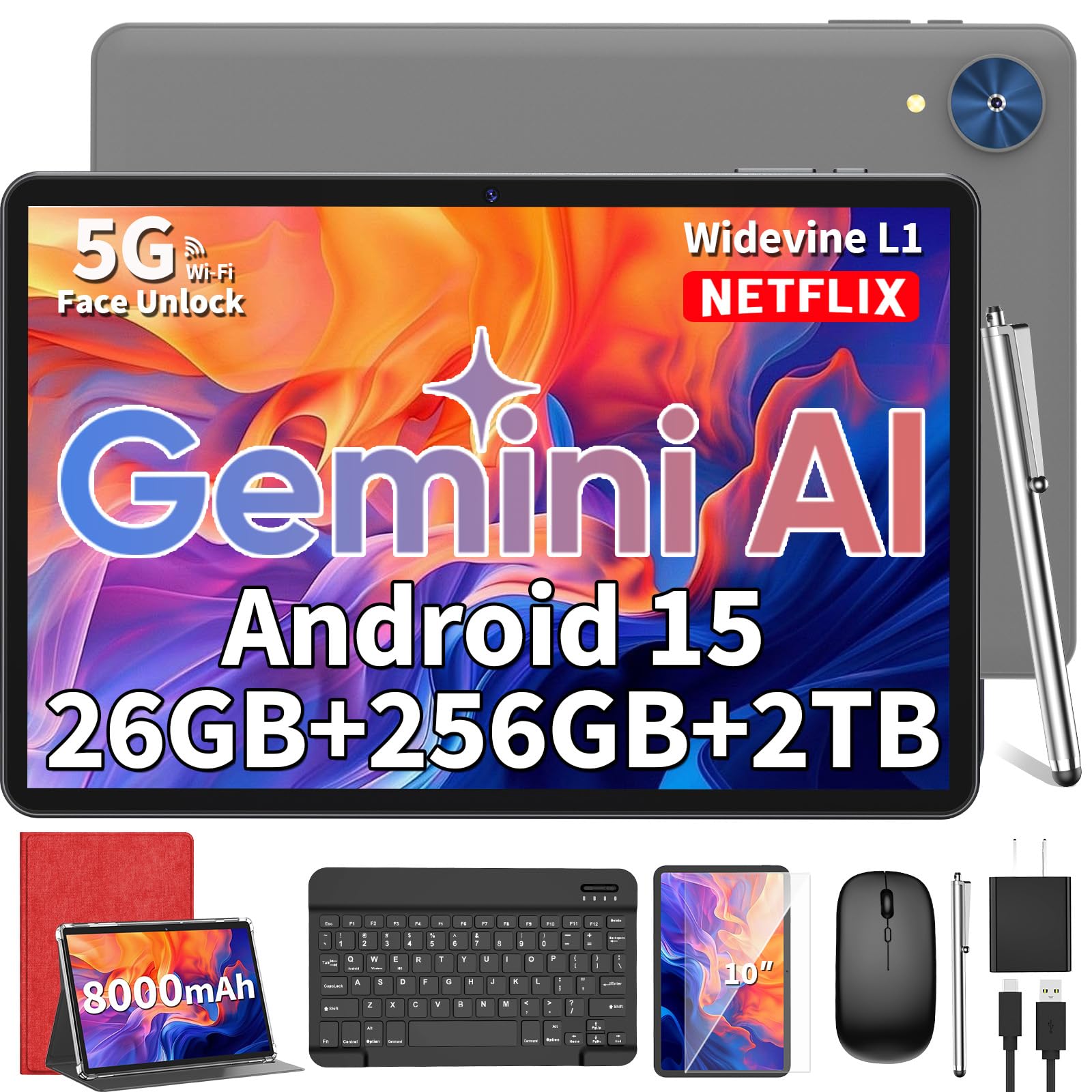 Relndoo 2025 Android 14 タブレット 6GB 128GB Meswao 2025 Tablet 14 Inch Android 14 Upgraded Large Tablets
